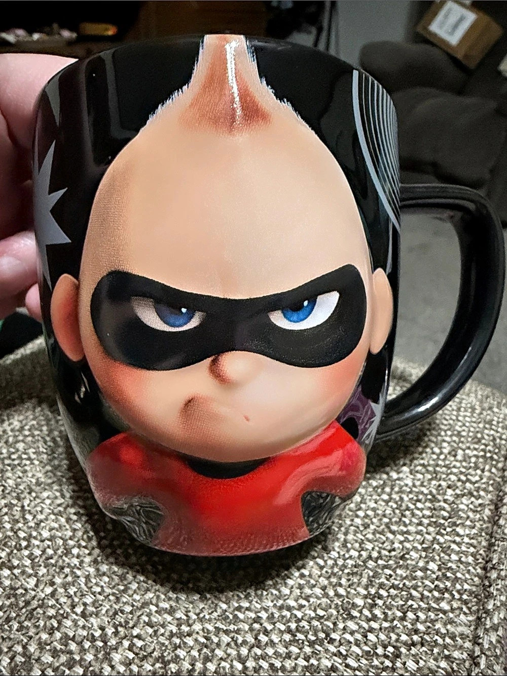 Disney Mr. Incredible Mug Black & Red Mug